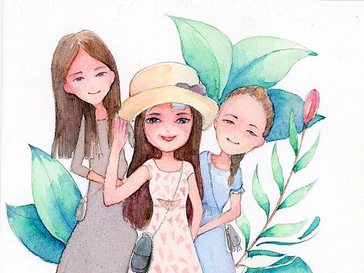 原创水彩插画