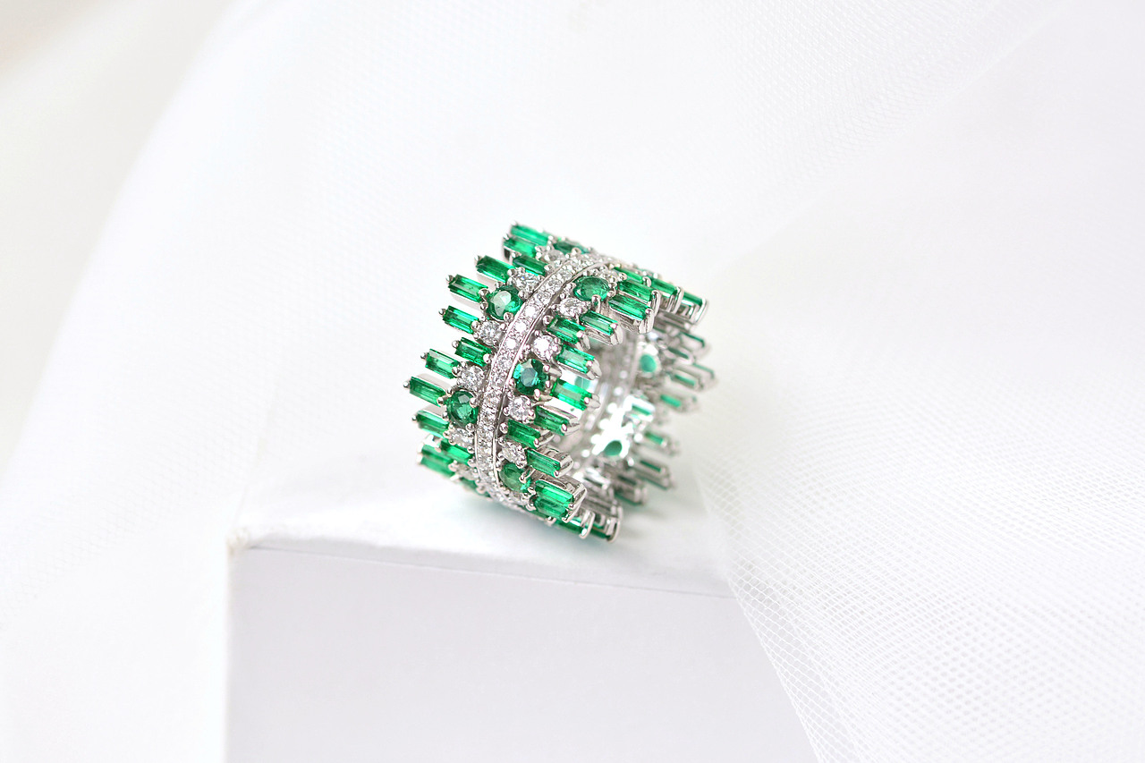 设计师作品|祖母绿戒指（图ZMjY5NDA5MTE2） - 首饰设计 - 站酷设计师天使原创珠宝设计原创素材 - 站酷ZCOOL