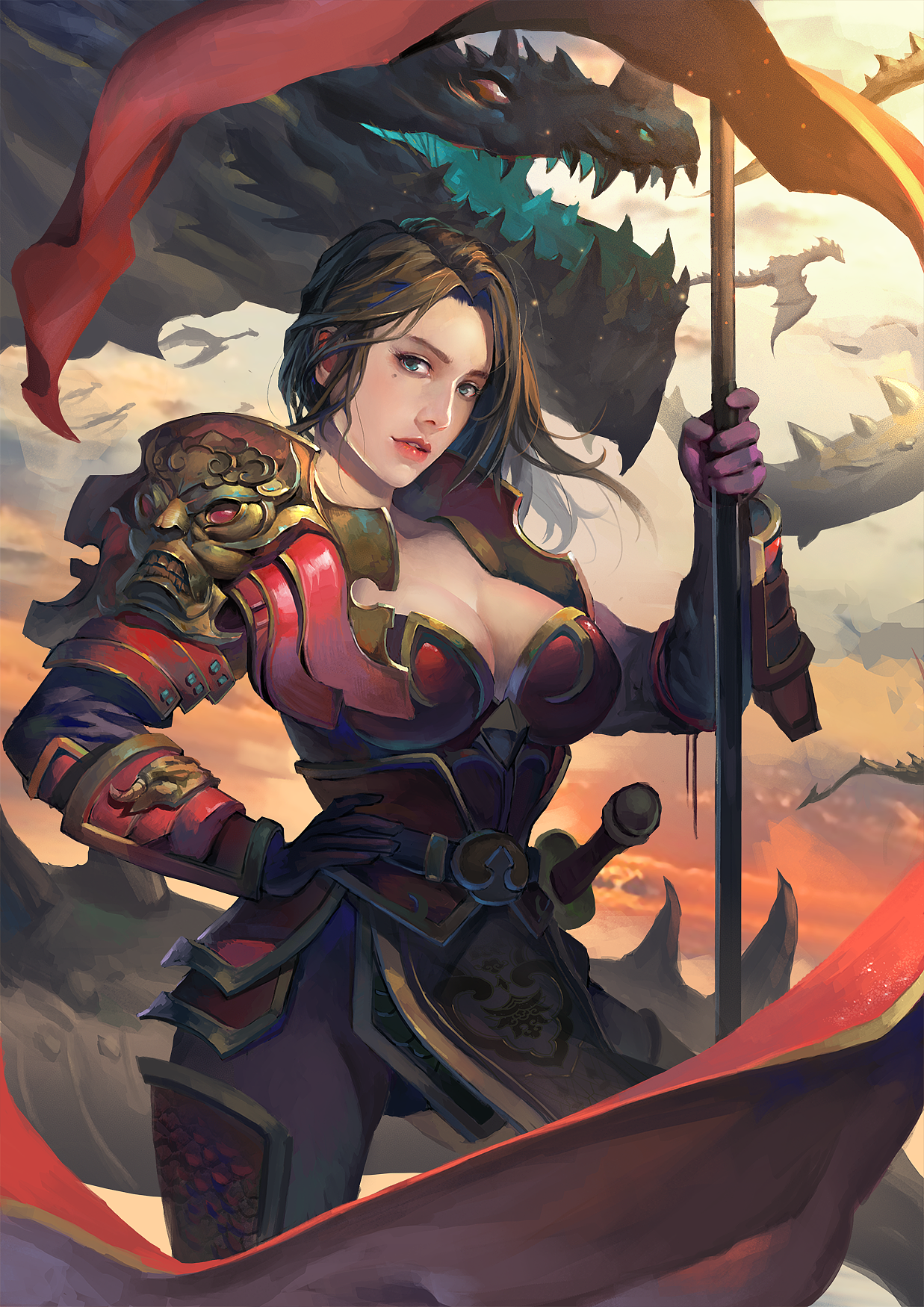 凯旋|插画|游戏原画|坦尼斯_原创作品-站酷zcool