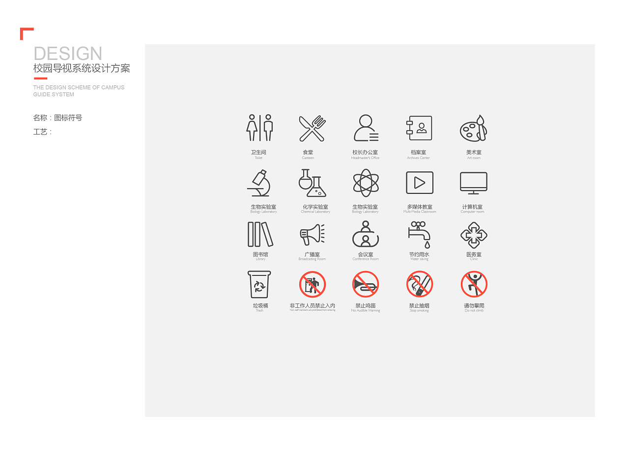 质感校园导视系统设计方案分享