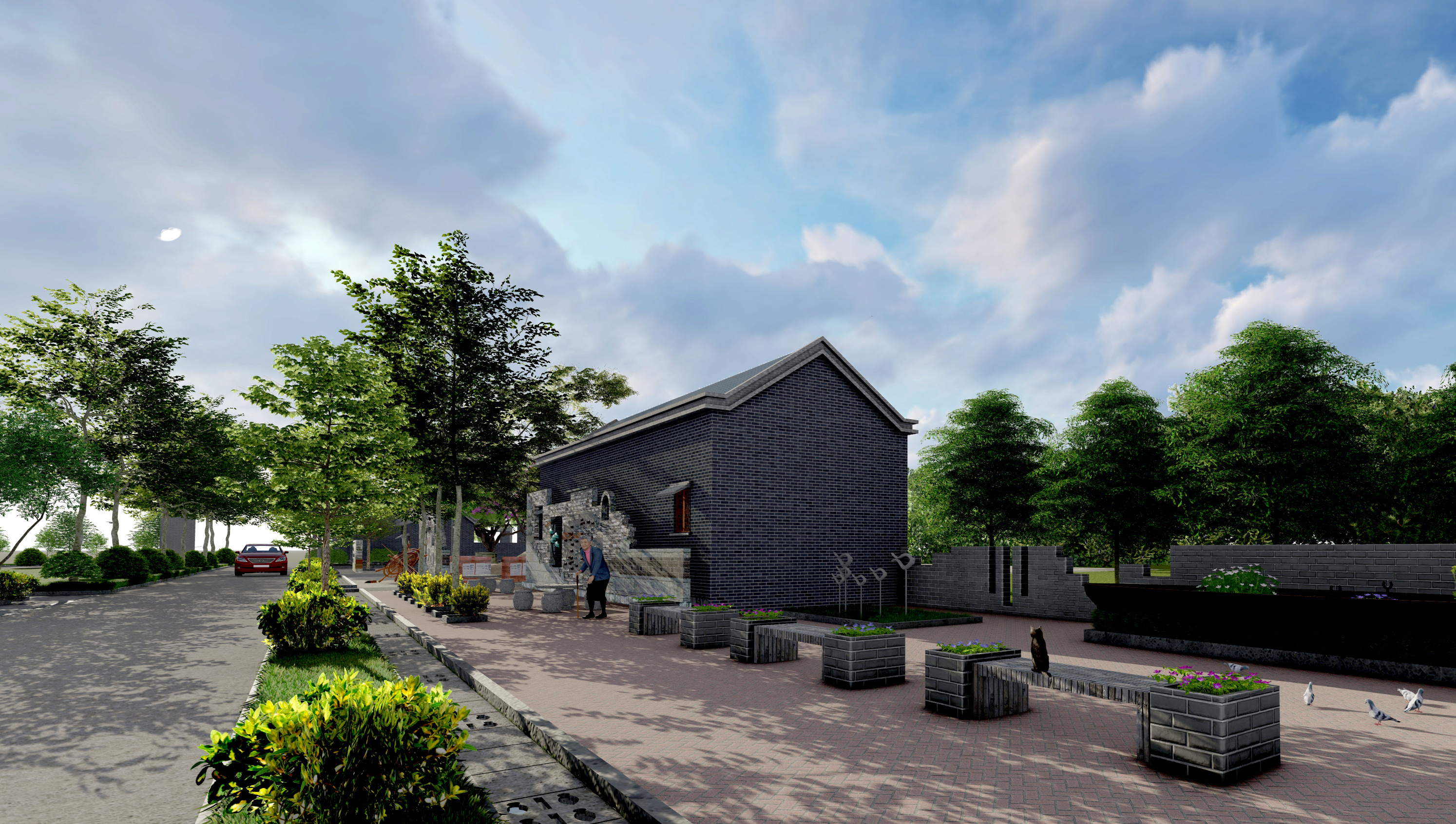 美丽乡村|空间|景观设计|阿竹哎 - 原创作品 - 站酷 (zcool)