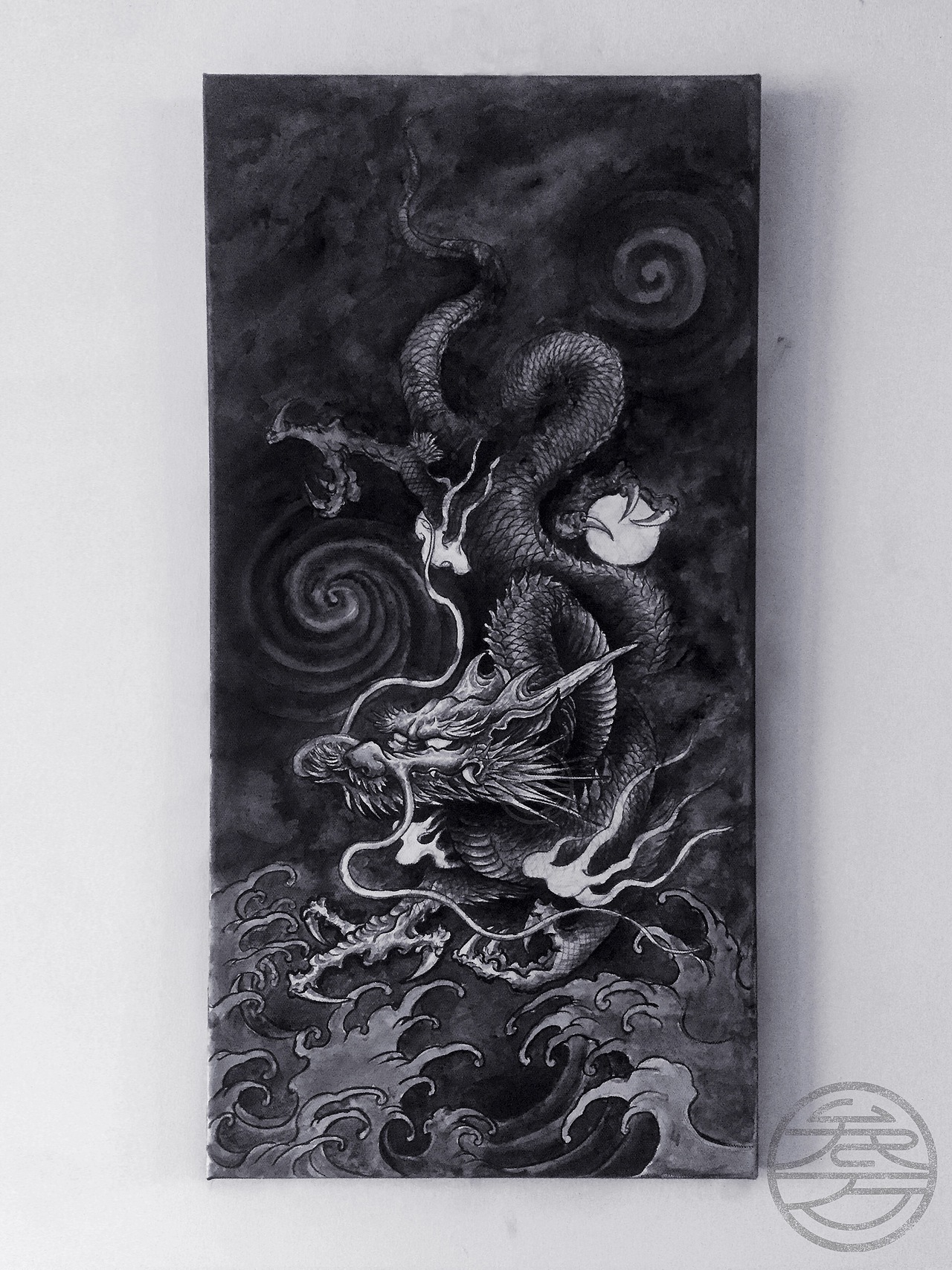 龙（图ZMTI3NDQ1Njg0） - 艺术插画 - 站酷设计师十二章刺青原创素材 - 站酷ZCOOL