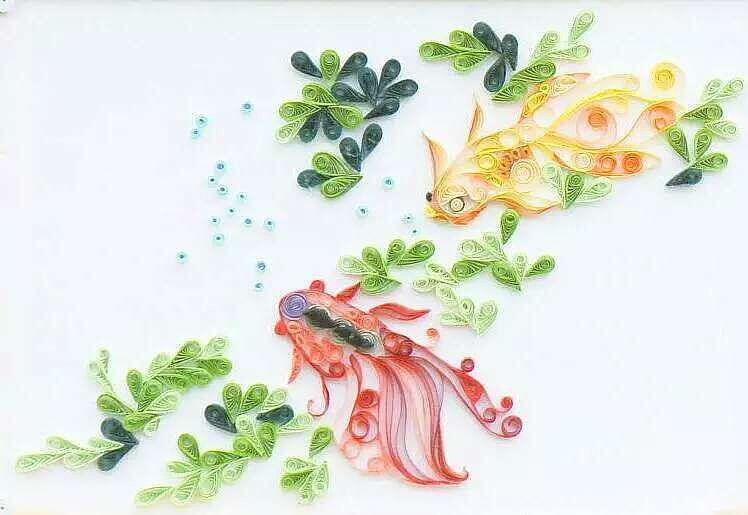 衍纸金鱼