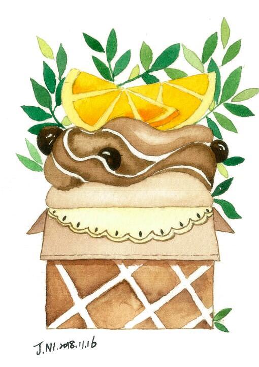 水彩《甜点》系列