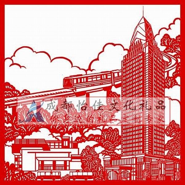 旅游剪纸各地风光景观剪纸册定制部分案例欣赏（图ZNjYzNDYzMTY=） - 其他手工艺 - 站酷设计师成都怡佳文化原创素材 - 站酷ZCOOL