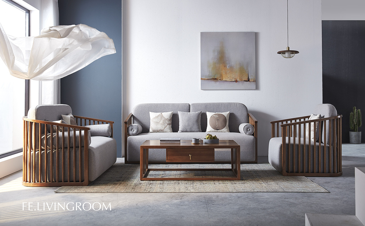 家具摄影商业案例林氏木业承与承实木产品搭景拍摄