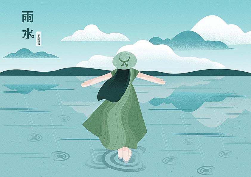 二十四节气插画（图ZMjIyMTkyMTky） - 艺术插画 - 站酷设计师冰猫W原创素材 - 站酷ZCOOL