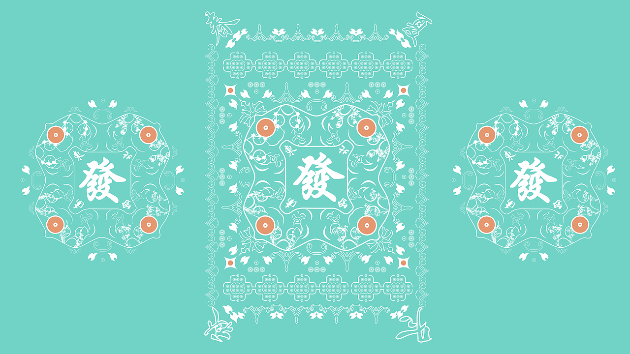 zippo国潮——麻将系列图形创意及衍生品设计