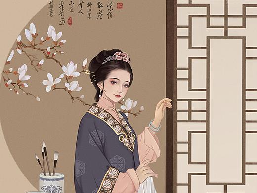 仕女图4