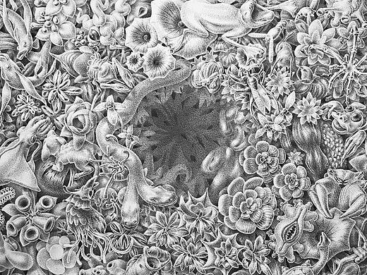 即生即灭--烟痛点画