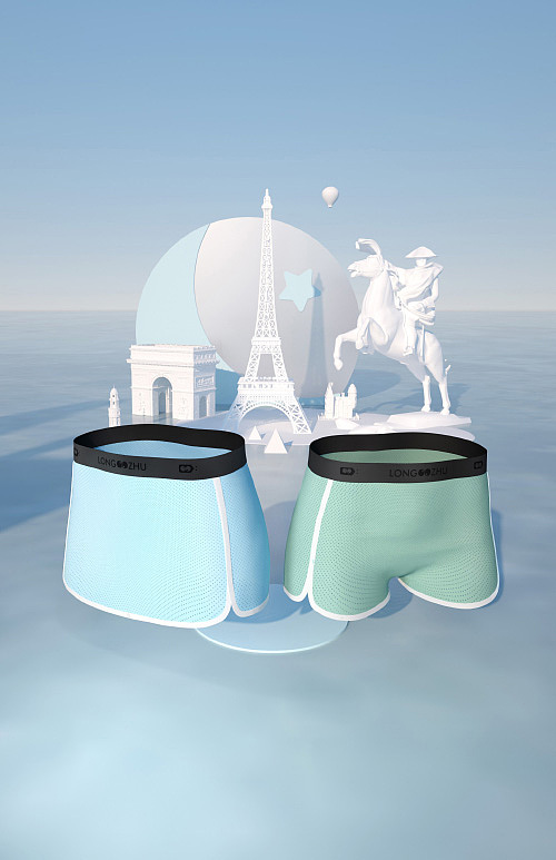 法国浪漫主题的内裤