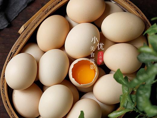 静物美食摄影 复古风 绿色生态农家土鸡蛋