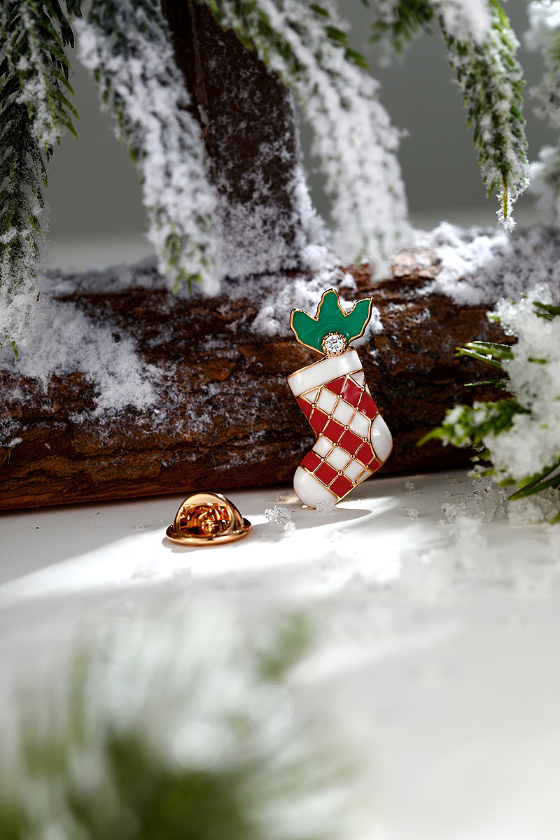 圣诞珠宝饰品圣诞场景圣诞首饰拍摄圣诞耳钉首饰