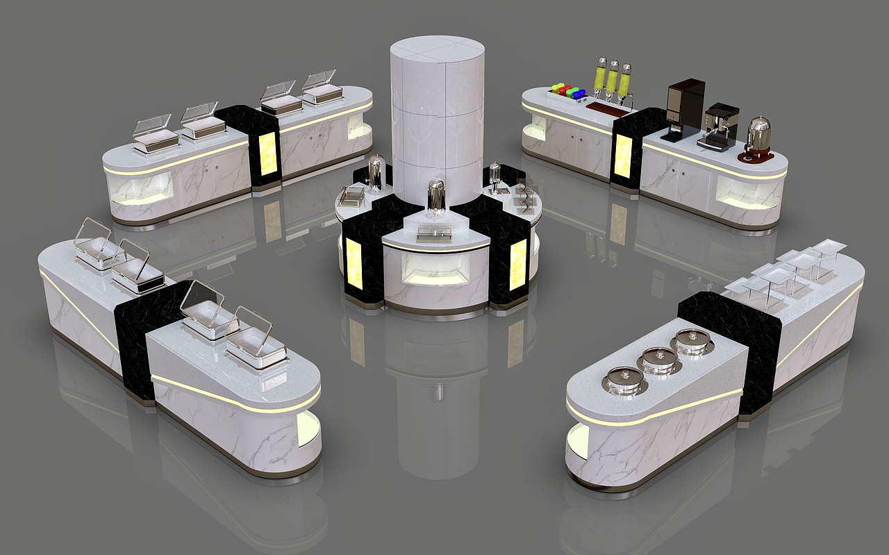 单位学校医院食堂自助餐台定制拼接组合布菲台