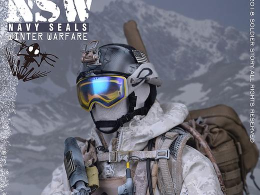 SoldierStory新品：1/6 美军海豹特种部队雪地精确射手