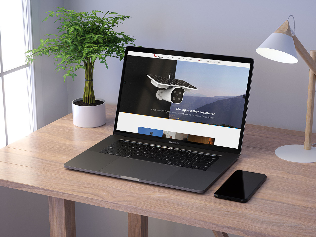 摄像头企业网页