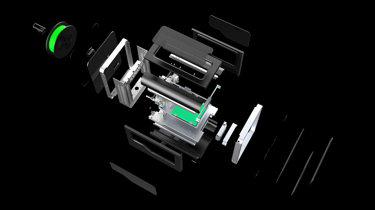 3D打印机-已量产项目（图ZMjI0ODUxOTYw） - 电子产品 - 站酷设计师Leesir_vip原创素材 - 站酷ZCOOL