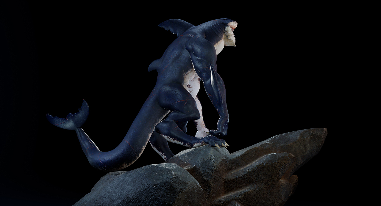 Shark 鲨鱼（图ZMjg4MDIxNDI0） - 人物/生物 - 站酷设计师The南瓜原创素材 - 站酷ZCOOL