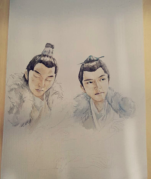 俯首江左有梅郎——《琅琊榜》（图ZMzYxMzExNjg=） - 绘画 - 站酷设计师还是快快快快跑吧原创素材 - 站酷ZCOOL