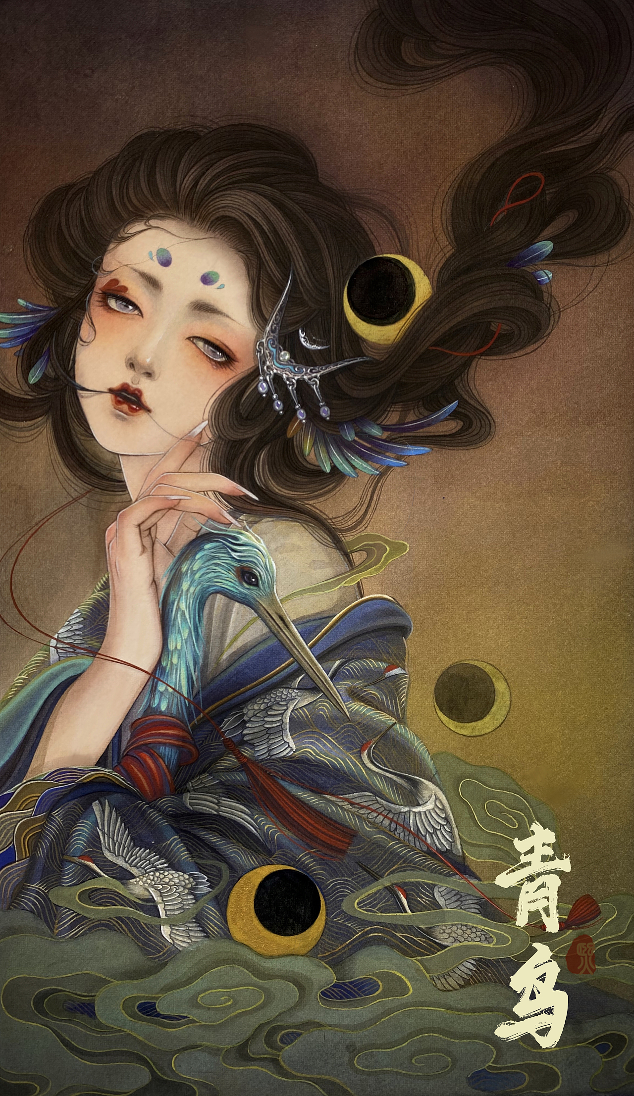 《青鸟》|插画|绘本|熙往_原创作品-站酷(zcool)