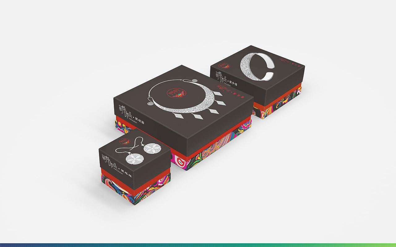 视觉传达毕业设计（苗族刺绣元素再创作）饰品包装设计（图ZMTAyMzU2MTE2） - 包装 - 站酷设计师ZeeVision原创素材 - 站酷ZCOOL