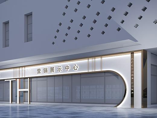 华宇 门头  品牌墙