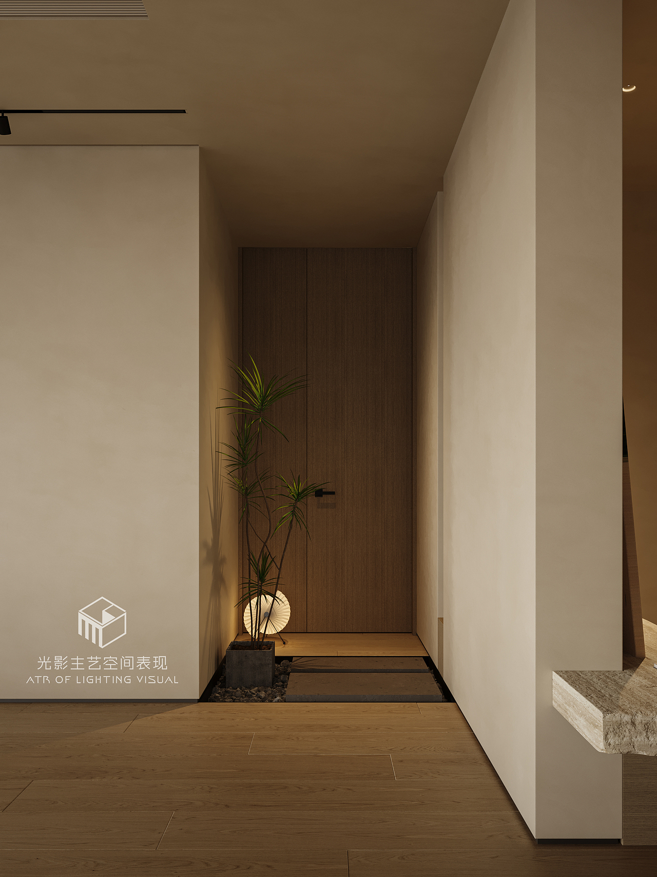 【家装】极简大平层空间表现