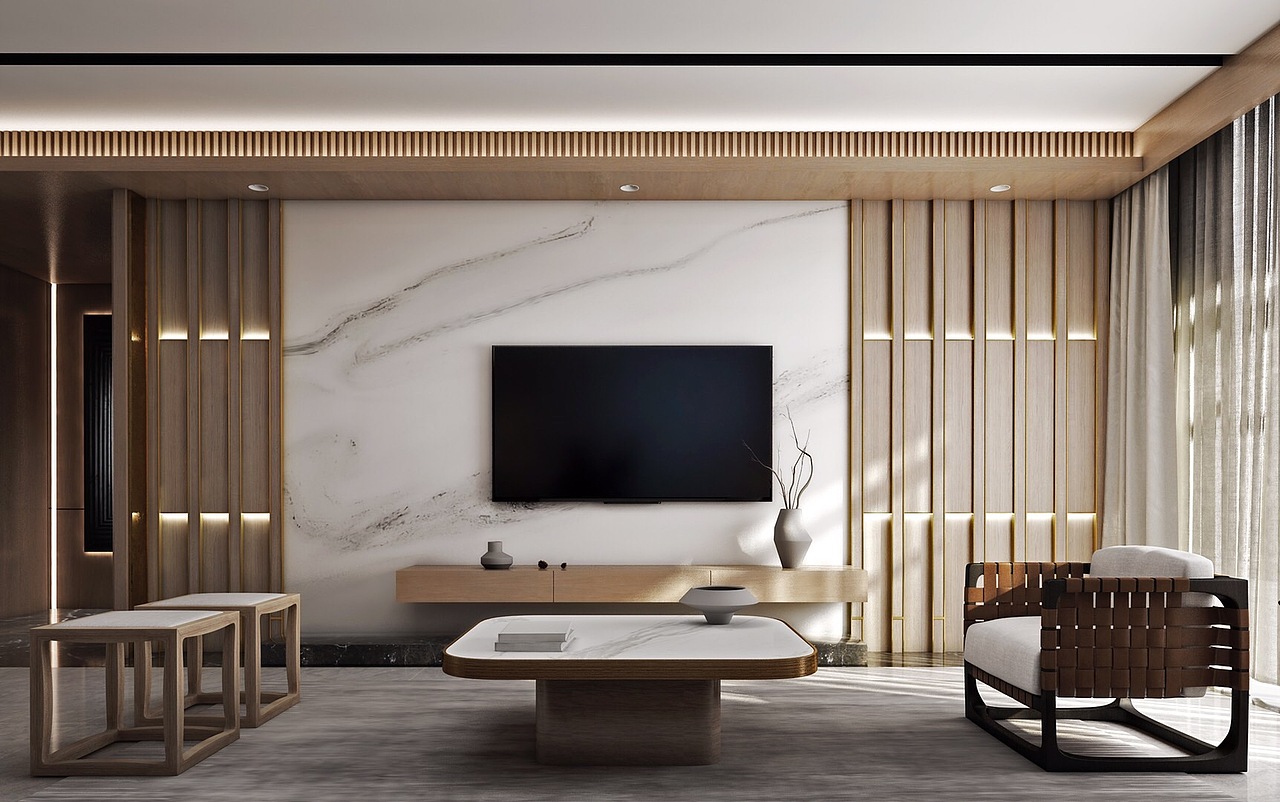 当极简空间融入中式元素 | 骆宏利（图ZMTkyNTY1NDA0） - 家装设计 - 站酷设计师骆宏利原创素材 - 站酷ZCOOL