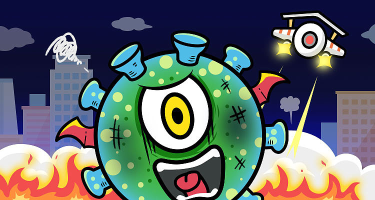 动态表情包·打击新冠病毒