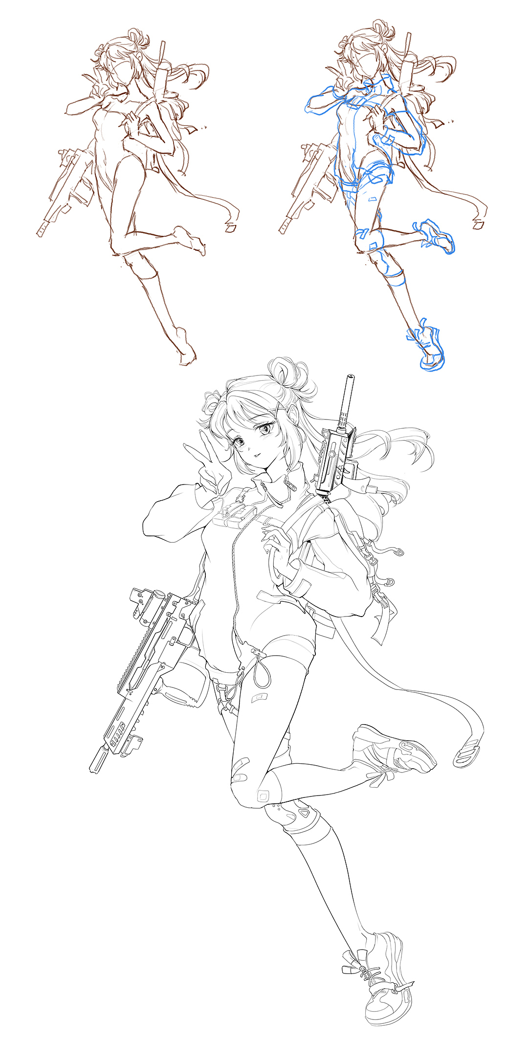 同人女孩（图ZMjI5Mzk3MTQ4） - 创作习作 - 站酷设计师钢牙小青蛙原创素材 - 站酷ZCOOL