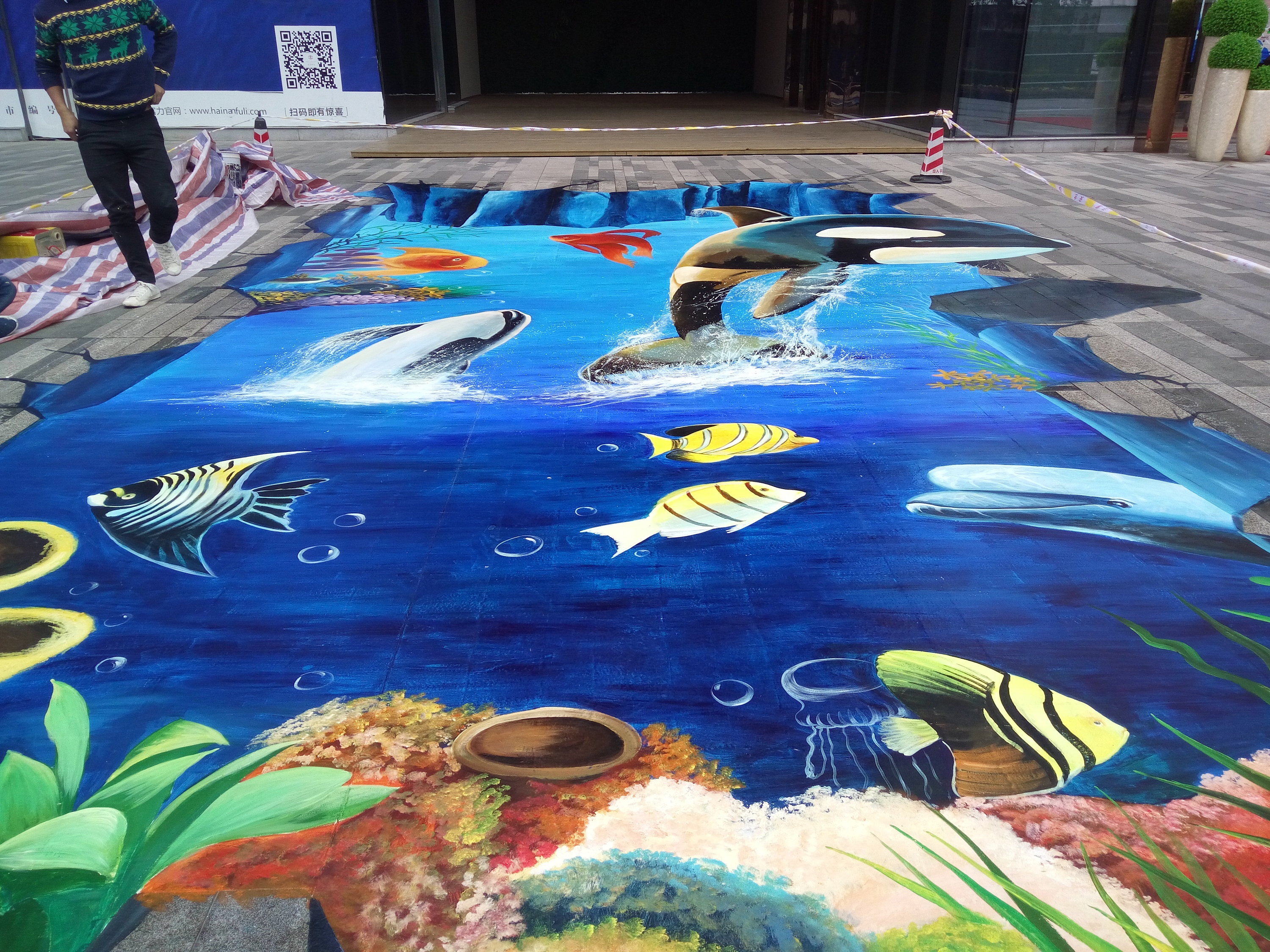 3d墙绘,3d墙画,成都墙绘,成都彩绘,成都壁画