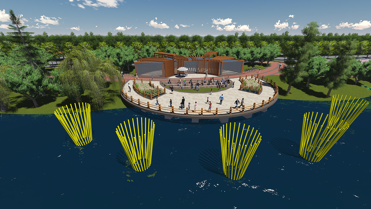 滨水道路两侧景观设计