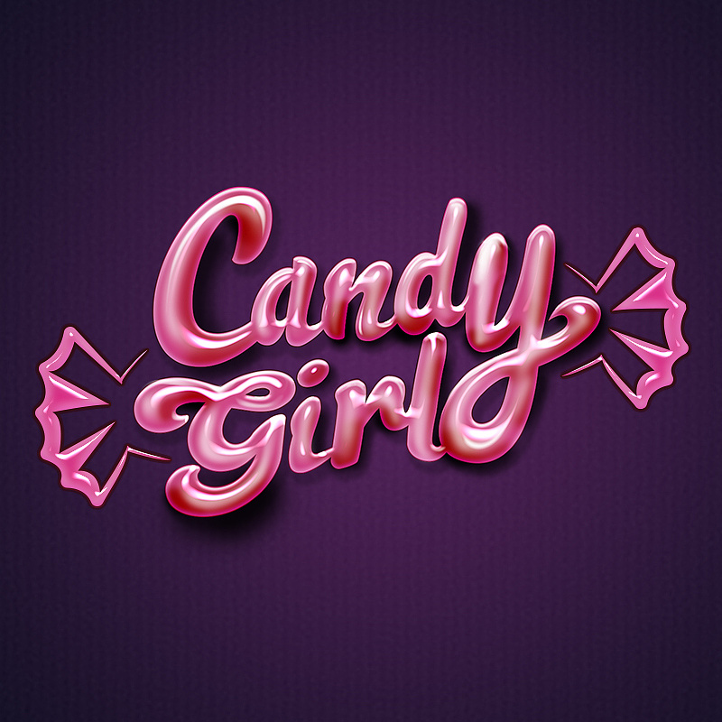 糖果字体设计