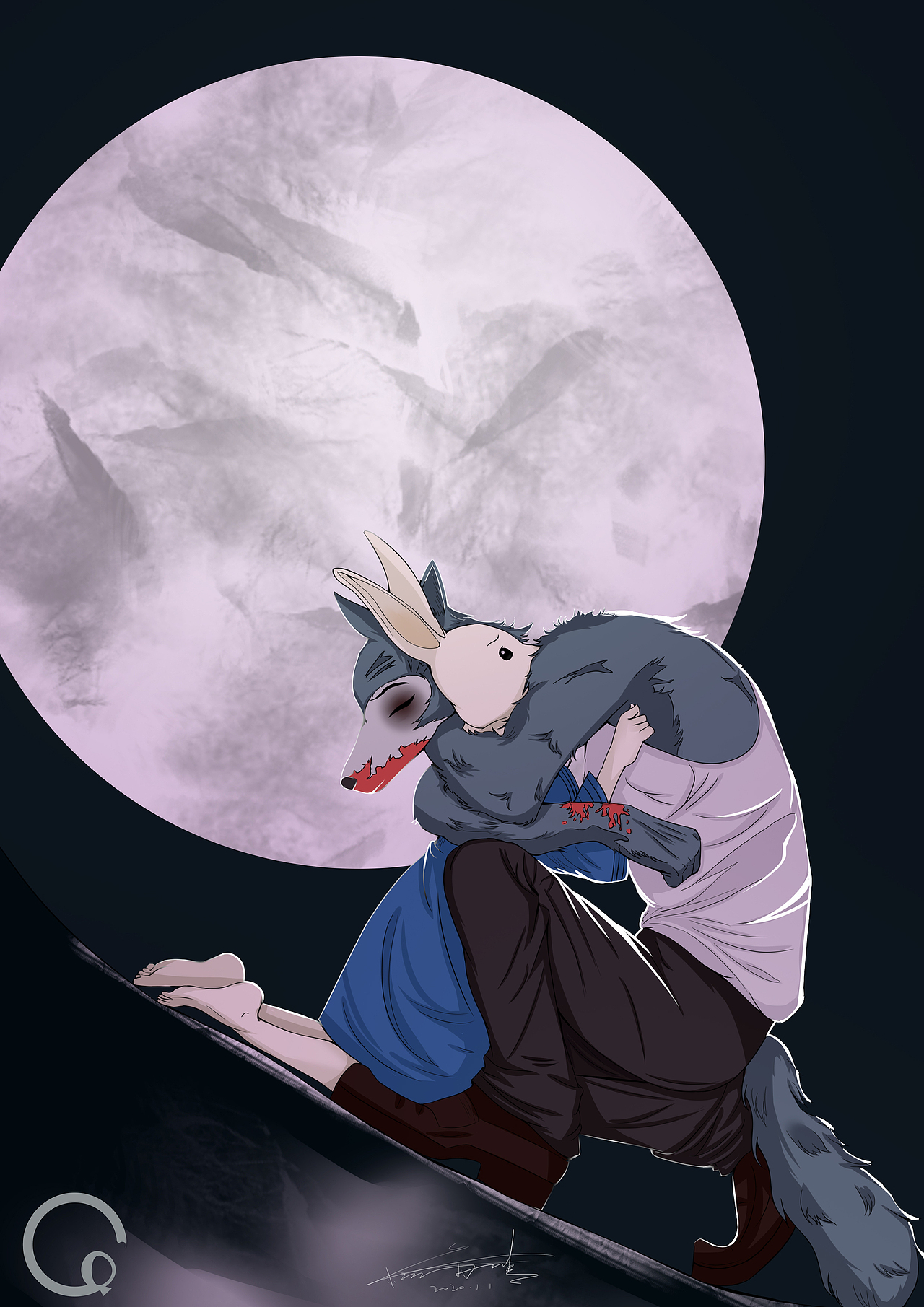 2举报收藏分享原创作品插画创作习作绘画教程手绘练习动物狂想曲