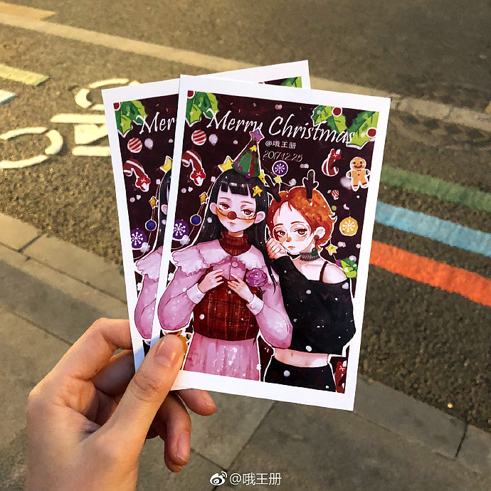 【wangceer】原创手绘圣诞节贺卡（图ZMTAwODg2MjA0） - 商业插画 - 站酷设计师wangceer原创素材 - 站酷ZCOOL