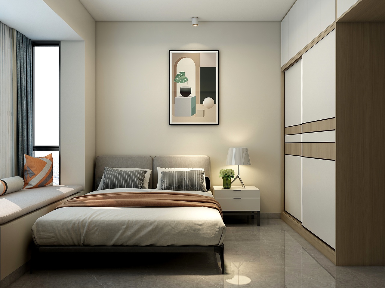 60平温馨现代两居（图ZMjU5Mjg3MzA4） - 家装设计 - 站酷设计师LM设计李立猛原创素材 - 站酷ZCOOL