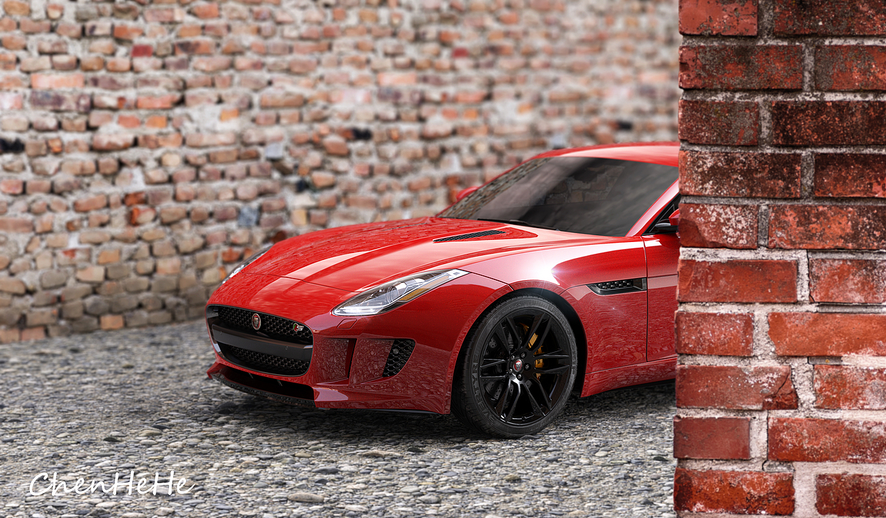 Jaguar F-TYPE 2017（图ZMTUwMzA3NTYw） - 机械/交通 - 站酷设计师陈呵呵_3DRender原创素材 - 站酷ZCOOL