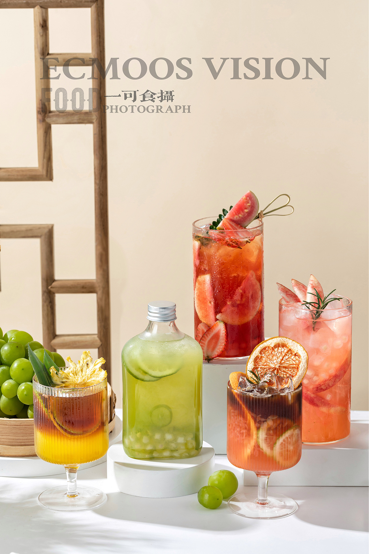 新中式奶茶甜品拍摄