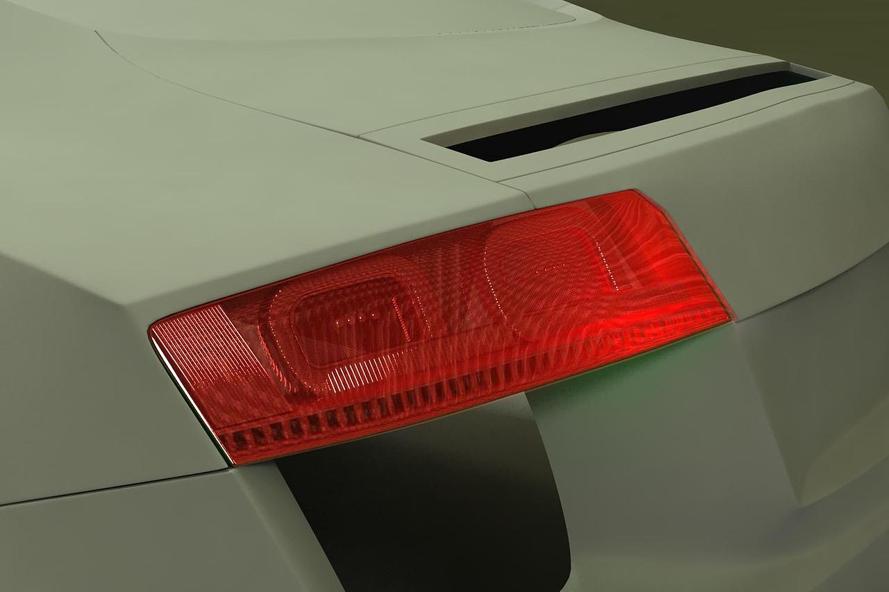 AUDI R8 ，模型制作和渲染很吃力，看来还是要加紧练习，多多学习；大神们来拍砖吧，求指教求教导。（图ZNzU1ODQ4OA==） - 机械/交通 - 站酷设计师MG_Boyce原创素材 - 站酷ZCOOL