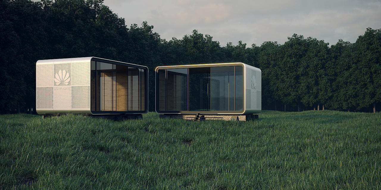 胶囊空间概念设计效果图|空间|展陈设计|lchitin_原创作品-站酷zcool