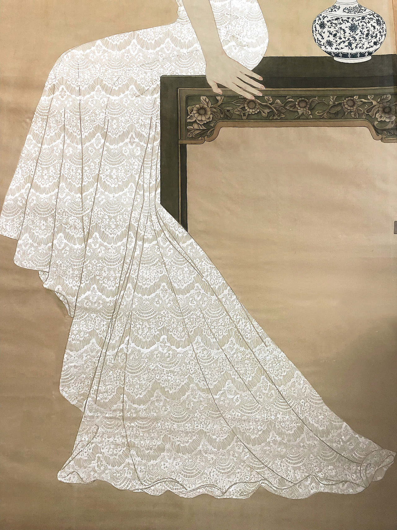 国画|工笔   《候》