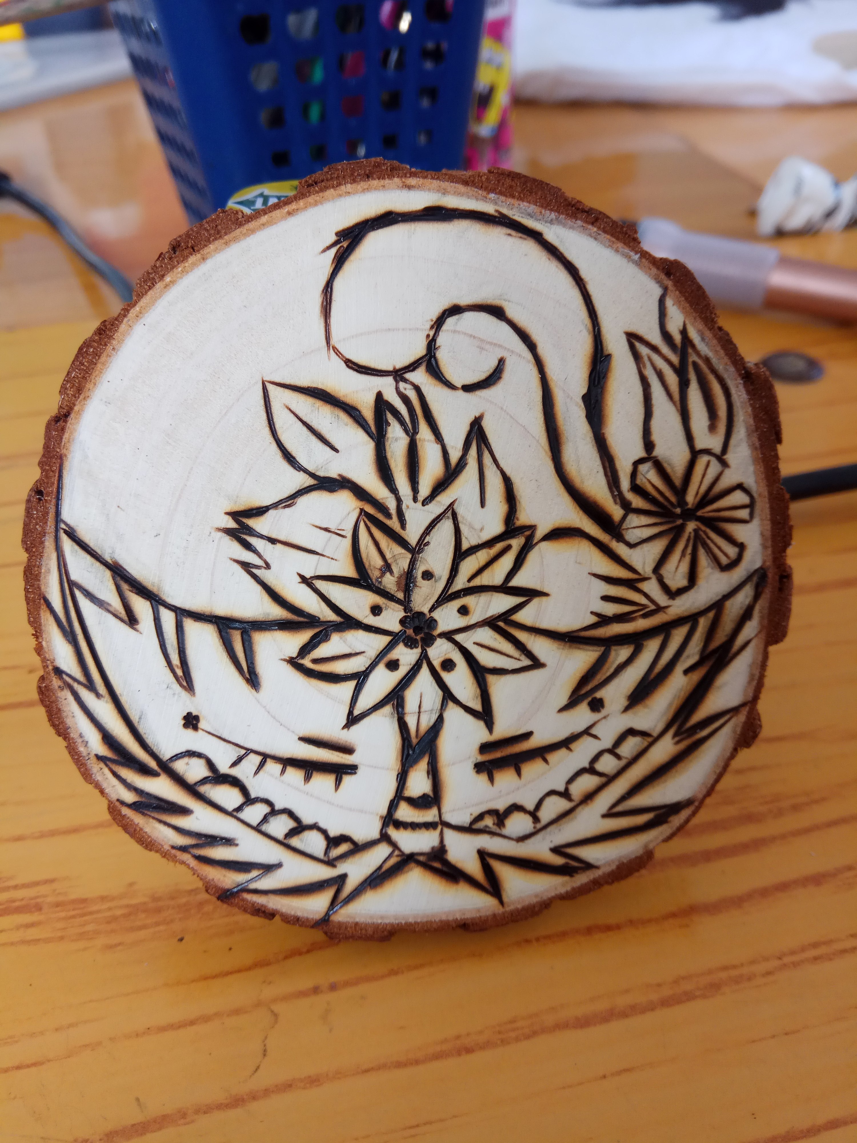 木片画>6161 烙画|手工艺|其他手工|肆火烊苓 - 原创作品 - 站酷