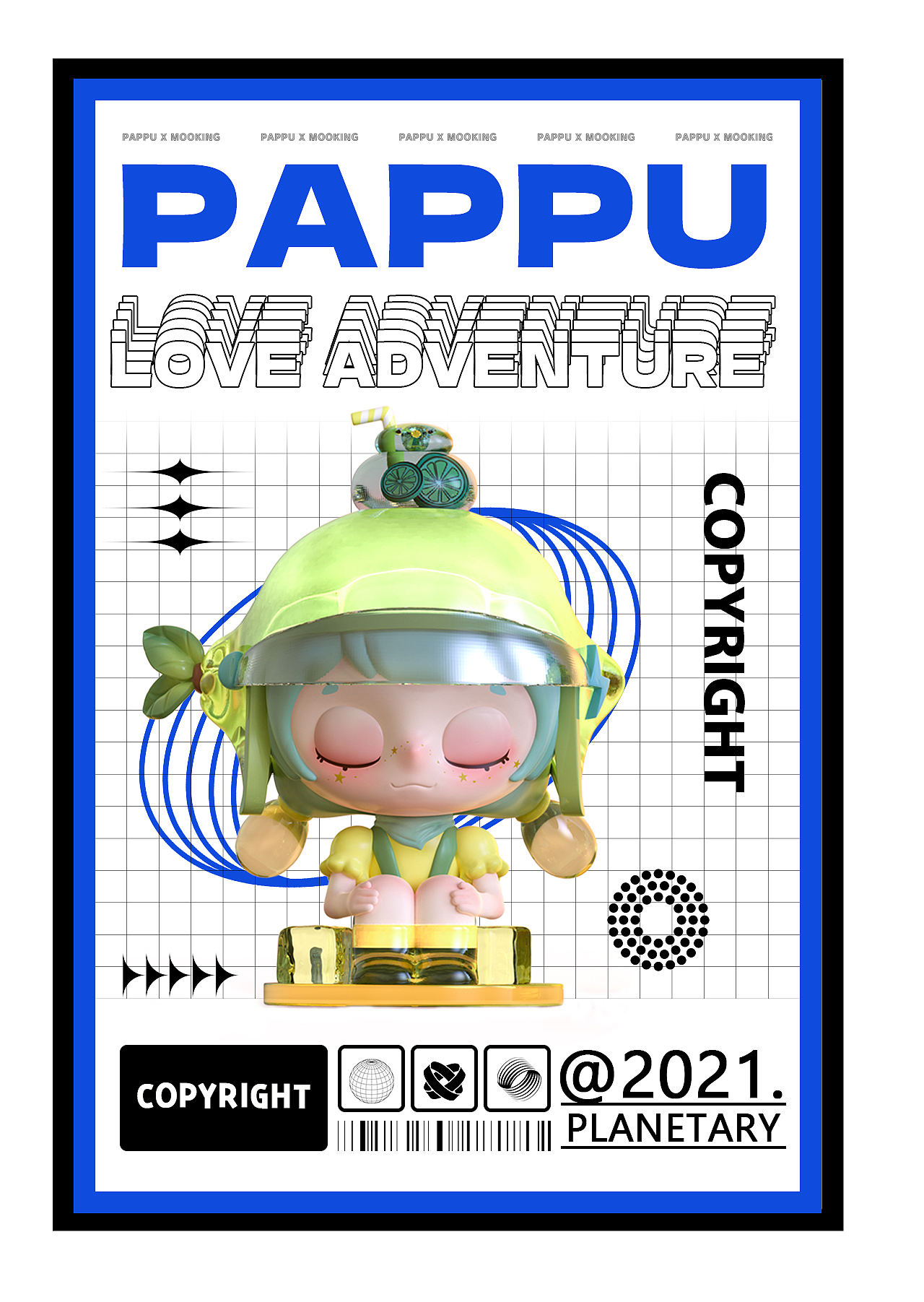 【Pappu x Mooking】星球异想（图ZMjYxNDIzMDIw） - IP形象 - 站酷设计师建模机器MK原创素材 - 站酷ZCOOL