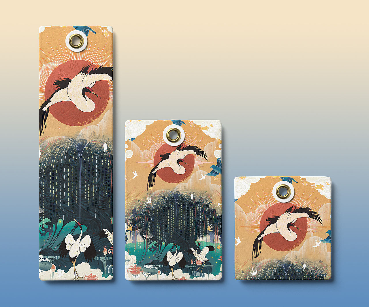 博物馆文创系列(4)| 黑顶鹤 插画