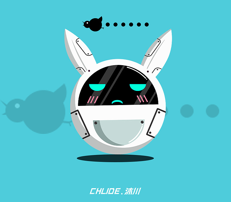 白仔形象【表情包】设计