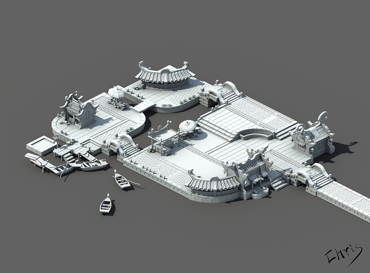 2.5D游戏场景（图ZOTEzODMyOTY=） - 场景 - 站酷设计师Chr1sJ原创素材 - 站酷ZCOOL