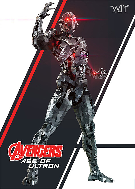 Low Poly 风格《复仇者联盟2》人物海报！（图ZMjg2NzAxODg=） - 海报 - 站酷设计师WJYD原创素材 - 站酷ZCOOL