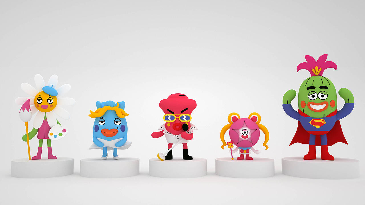 花漾派 IP设计+商业插画+灯饰画（图ZMjM5MTg3MzQw） - 商业插画 - 站酷设计师yawn雯静原创素材 - 站酷ZCOOL