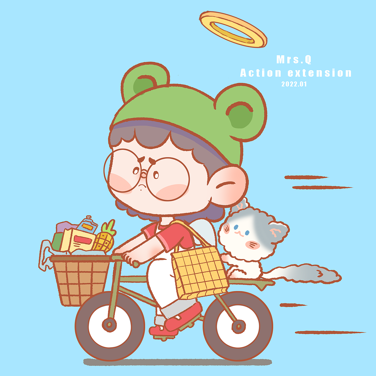 Mrs.Q和她的朋友（图ZMjg2MzY3OTEy） - 儿童插画 - 站酷设计师汤圆不好吃原创素材 - 站酷ZCOOL
