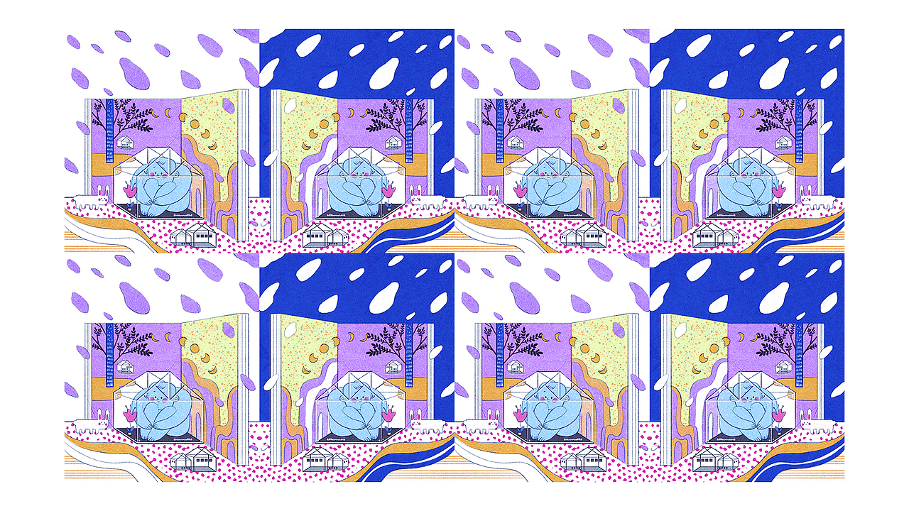 Me escondí 藏起来（图ZMTIyMDQ2NTQw） - 创作习作 - 站酷设计师小鳄鱼zzz原创素材 - 站酷ZCOOL